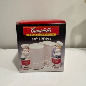 Vintage Campbell soup 1996 Red Salt & Pepper Shakers